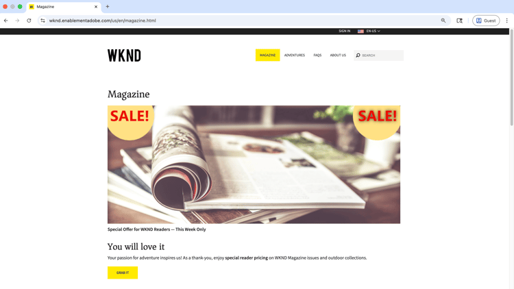 Rivista - Vendite eroiche