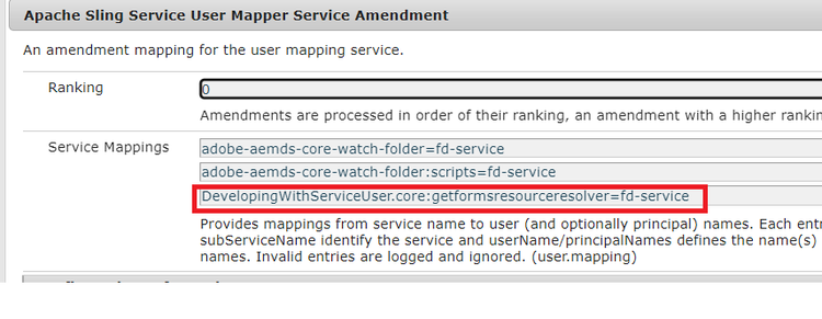 modifica mapper utente