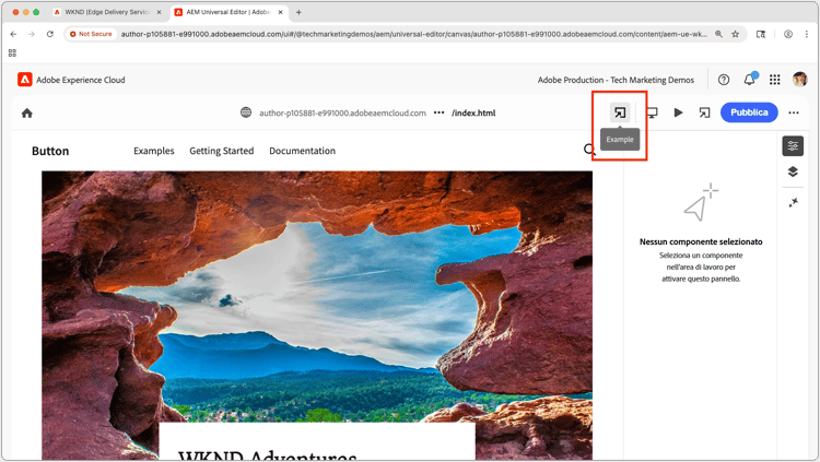 Visualizzare in anteprima un’estensione per l’editor universale