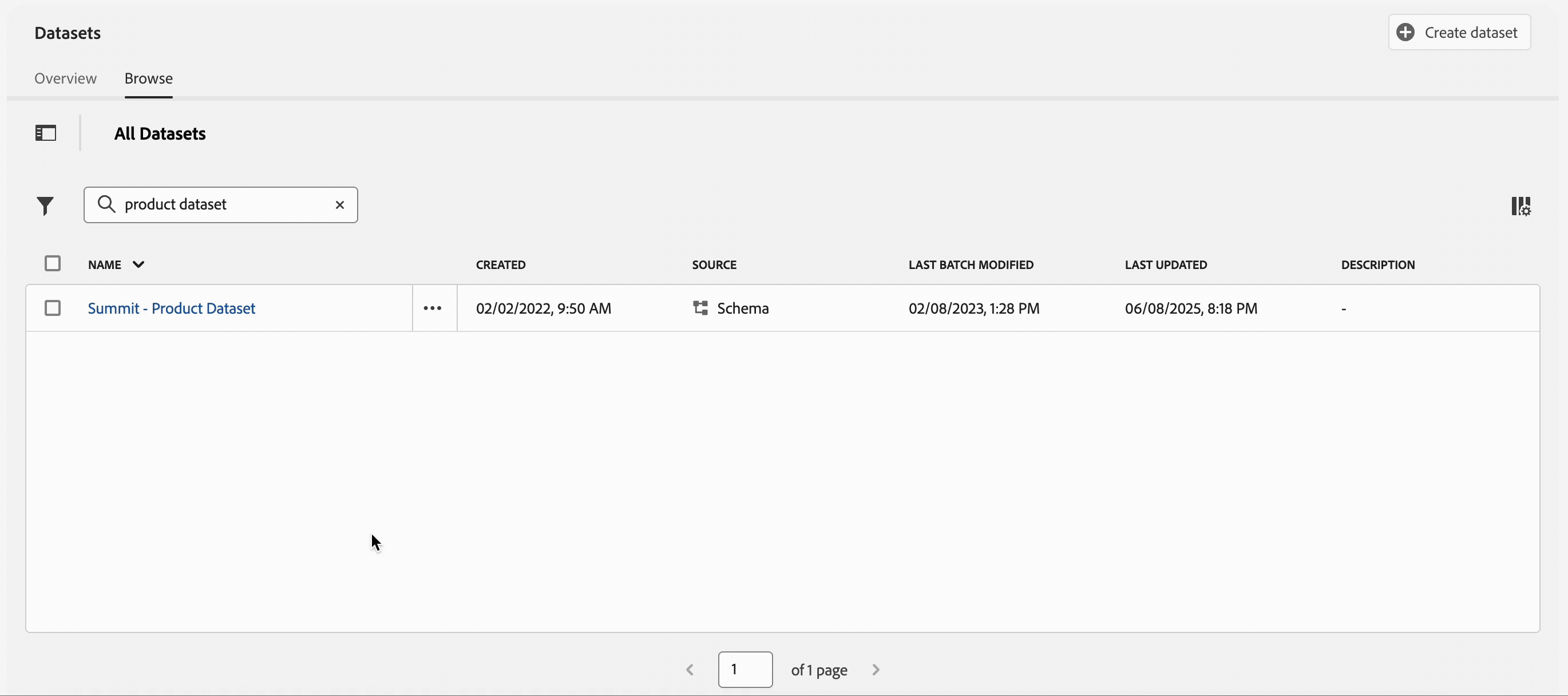 Registrazione schermata che mostra la finestra di anteprima del set di dati. La registrazione evidenzia la barra laterale del browser oggetti, gli indicatori del tipo di dati, la visualizzazione della query SQL e la tabella di dati formattata.