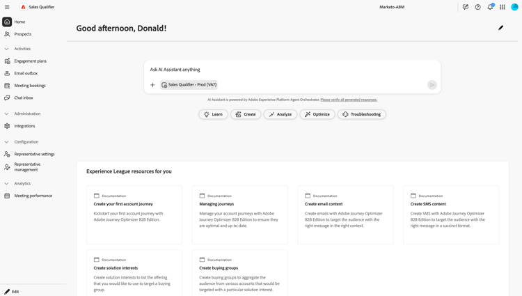 Dashboard dei qualificatori di vendita che automatizza la qualifica e limpegno dei potenziali clienti BDR per il B2B aziendale