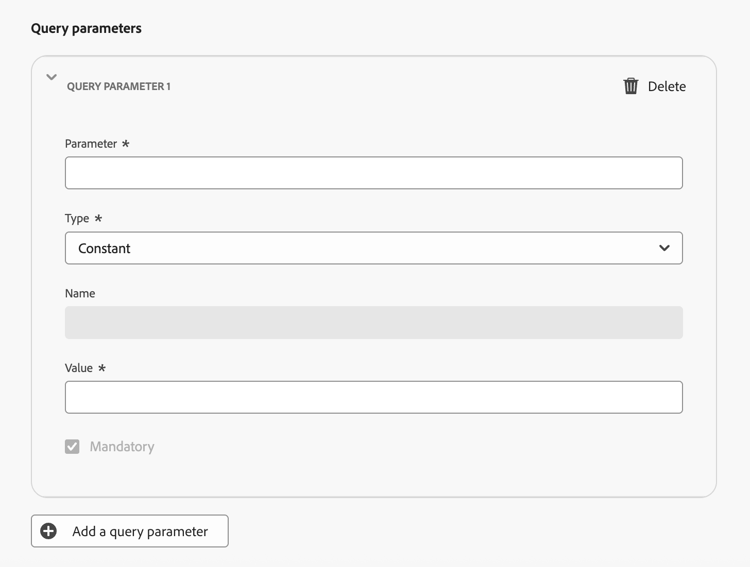 Parametri query