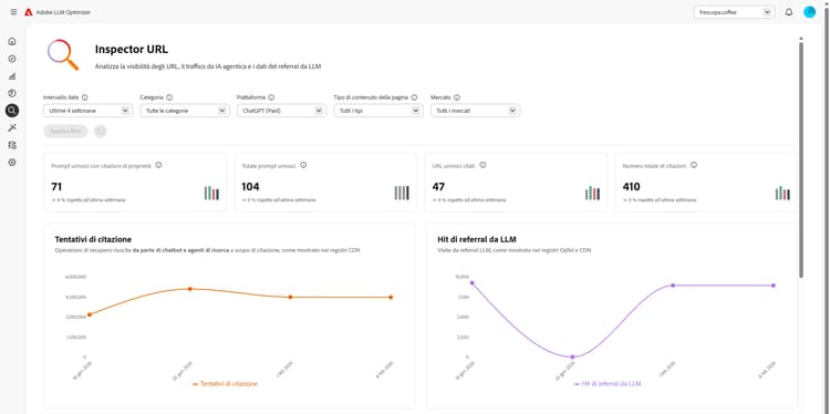 Dashboard Inspector URL