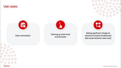 Eliminare set di dati e batch