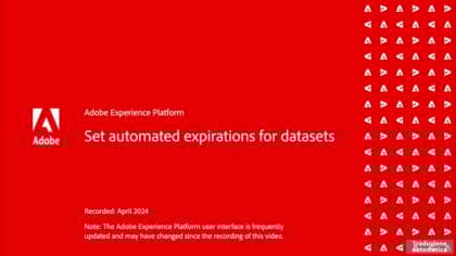 Pianificare le eliminazioni dei set di dati