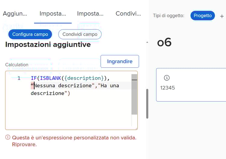 Errore con virgolette curve