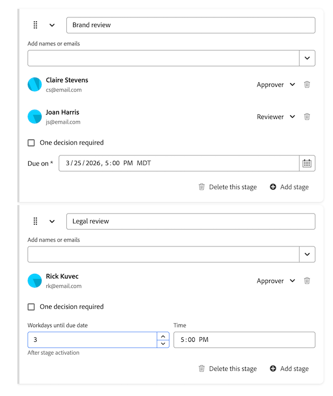 rimuovere partecipanti da una fase