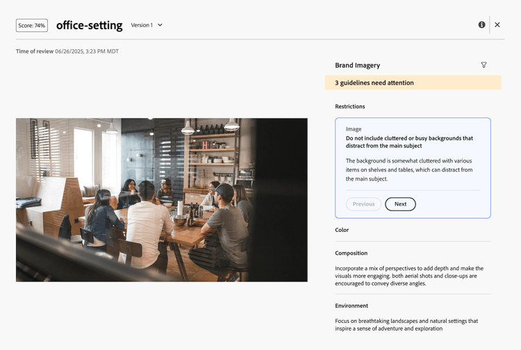 Il feedback del revisore AI richiede attenzione