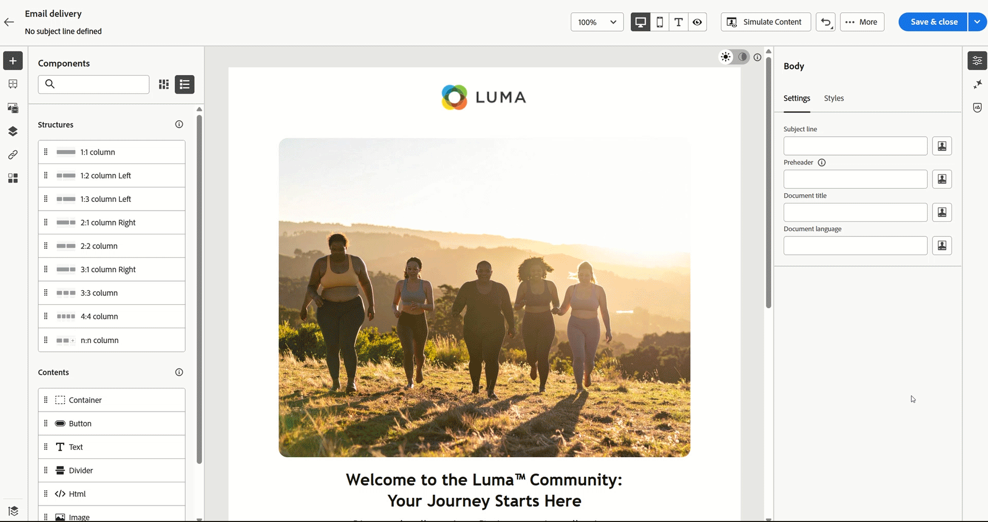 フランス語、スペイン語、ドイツ語など複数の言語でコンテンツを生成する AI アシスタントのアニメーションデモ