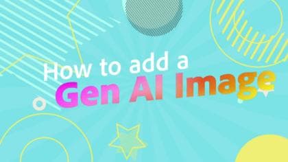 Gen AI 画像の追加方法