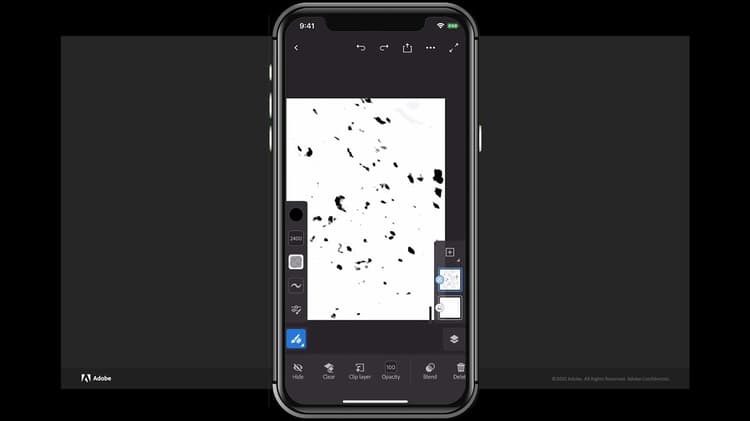 テクスチャを適用したアートワークの作成 – IllustratorへのFresco