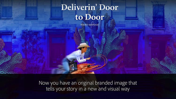 Adobeを使用してセミシュールな合成画像を作成する Stock