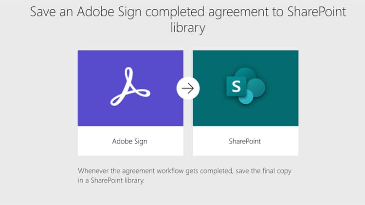 パート1:Acrobat Signを使用して署名済み契約書をSharePointに保存する