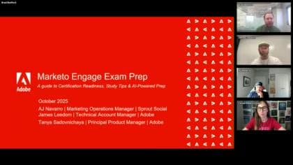 Marketo User Group - Professional Exam Preparation