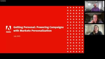 Marketo Personalizationでキャンペーンを強化