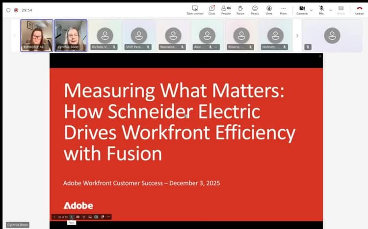重要な情報の測定 – Schneider ElectricがFusionでWorkfrontの効率化をどのように推進しているか