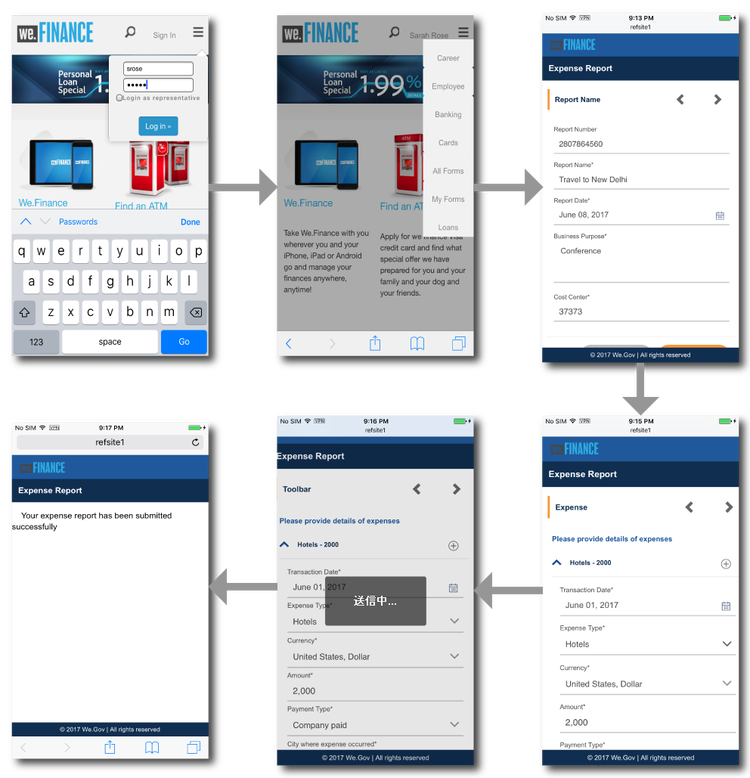 expense-report-on-mobile