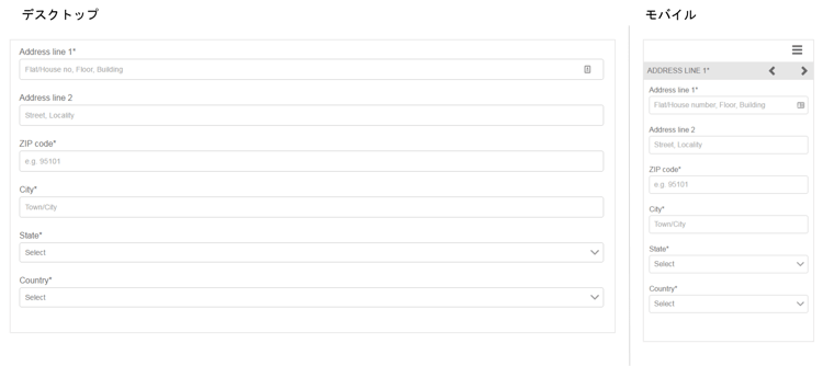 住所フラグメント