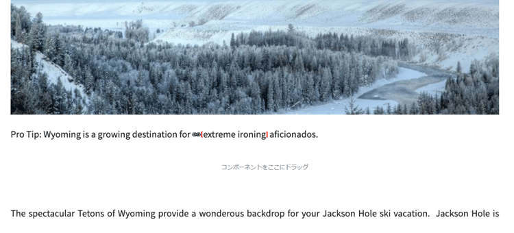 ページのオーサリング時に切断された内部リンク