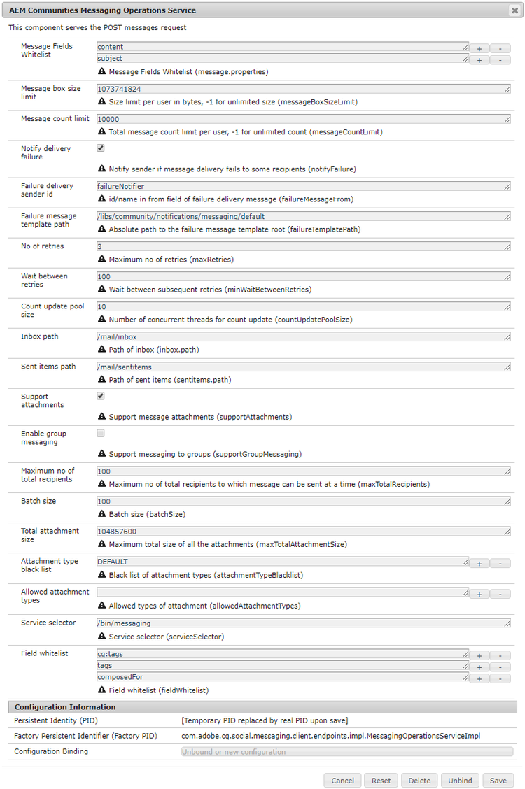 messaging-operations