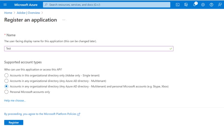 サポートされているアカウント