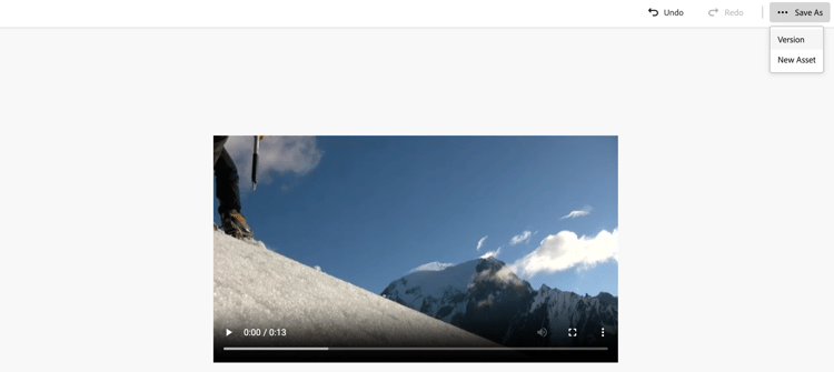 Adobe Express を使用したビデオの保存