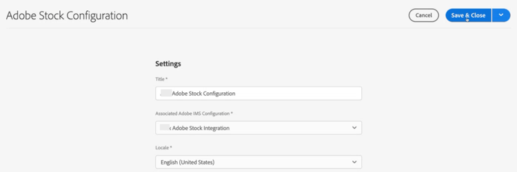 AEM での Adobe Stock の使用