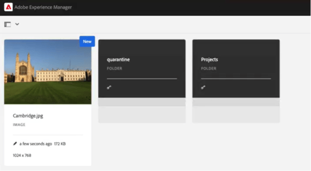 強制隔離フォルダー