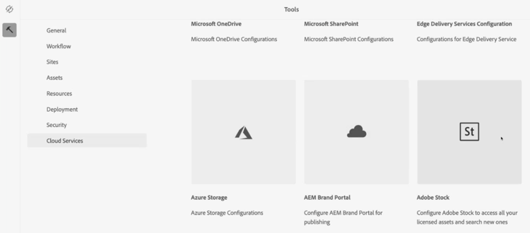 AEM での Adobe Stock の使用