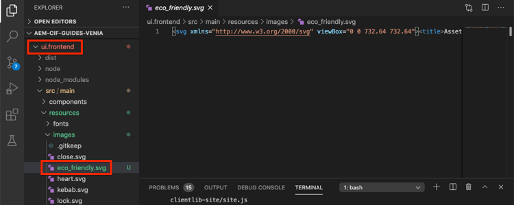 エコフレンドリー SVG の追加