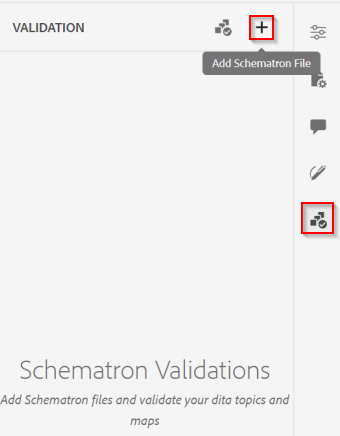 Schematron ファイルを選択