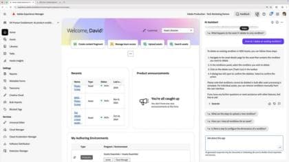 AEM AI アシスタント