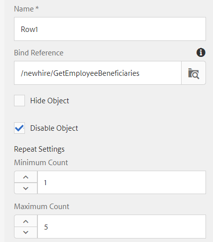 row-configure