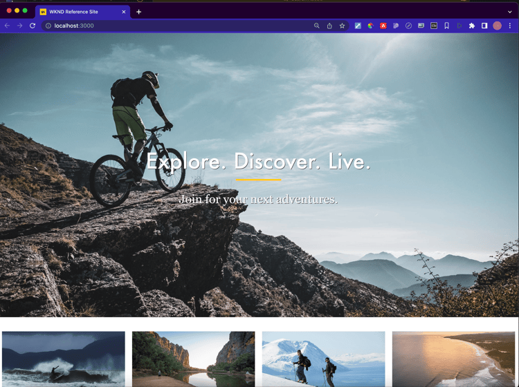 AEM ヘッドレスの最初のチュートリアル