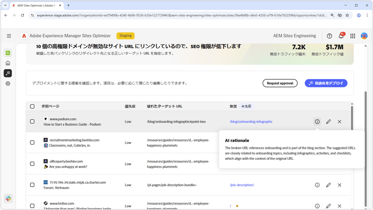 破損したバックリンクの自動提案に対する AI の論理的根拠