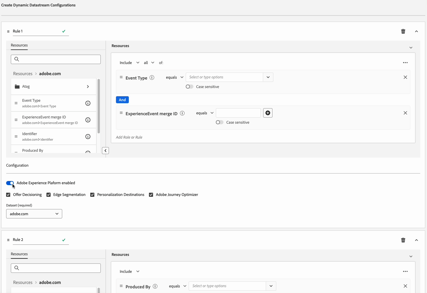 ドラッグドロップでルールの順序を変更する方法を示すGIF