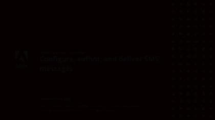 SMS メッセージを設定、作成および配信