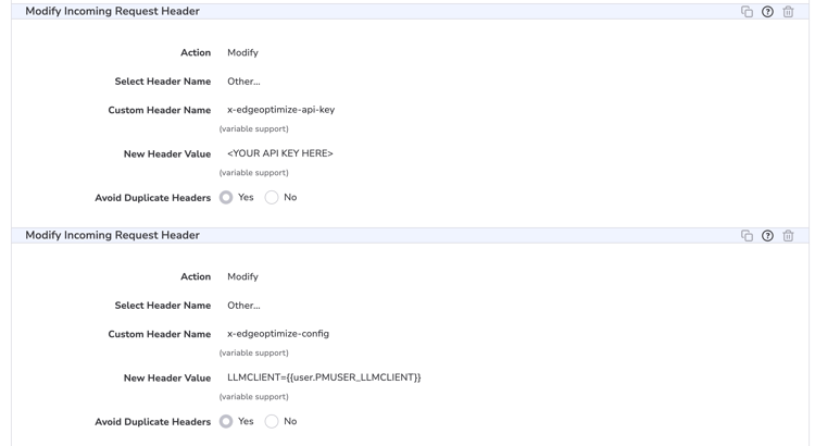 受信リクエストヘッダーの変更