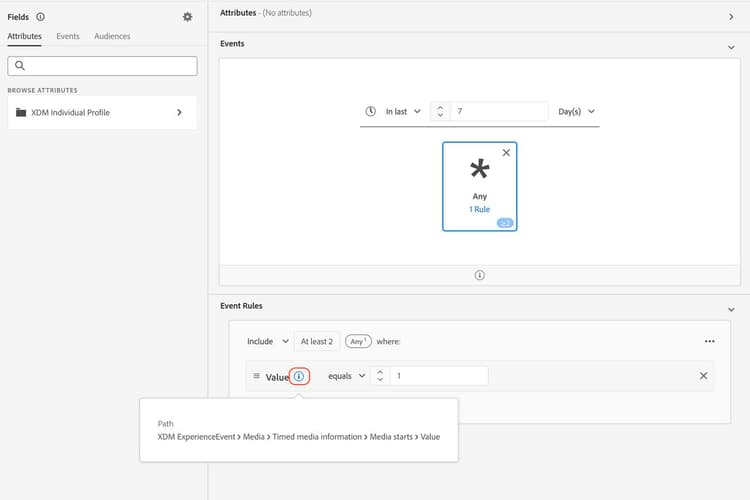 オーディエンスを編集