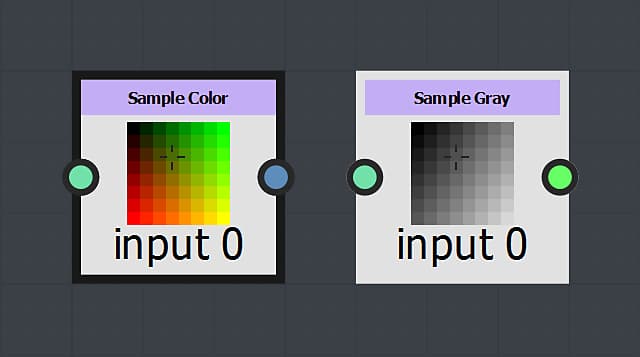 Samplerノード