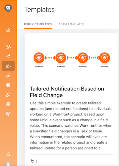 エラー処理を含むシナリオの画像
