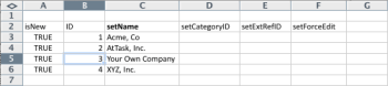 会社 ID