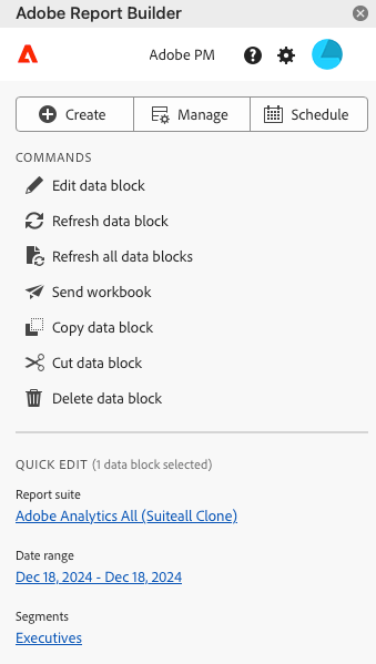 Report Builder 허브