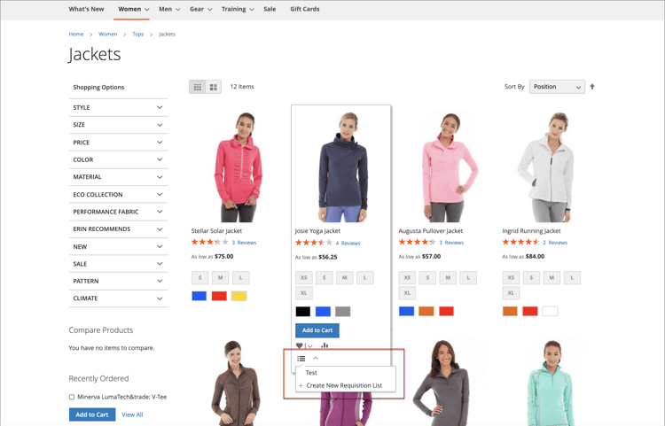 요청 목록에 추가