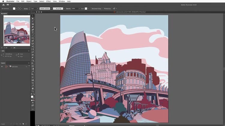 Adobe Stock 벡터 일러스트레이션의 색상 사용자 지정