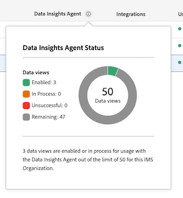 Data Insights Agent 정보 아이콘