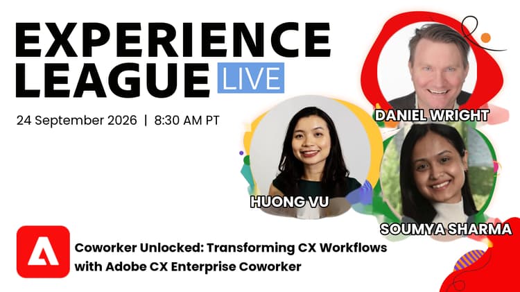 Adobe CX Enterprise Coworker을 사용하여 CX 워크플로 변환