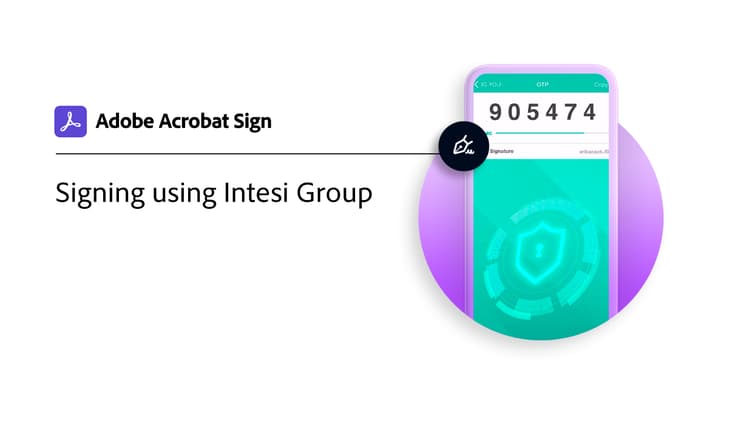 Intesi Group을 사용하여 서명