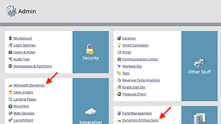 Microsoft Dynamics 및 Marketo용 Acrobat Sign을 사용하여 알림 보내기