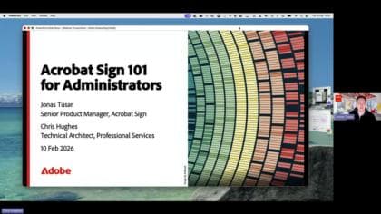 ETLA의 관리자를 위한 Acrobat Sign 101